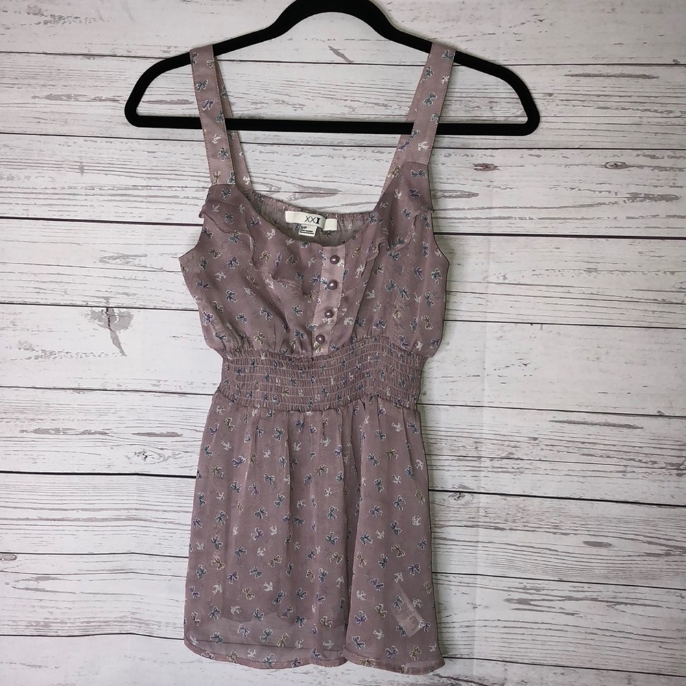 XXI brand sheer tank top